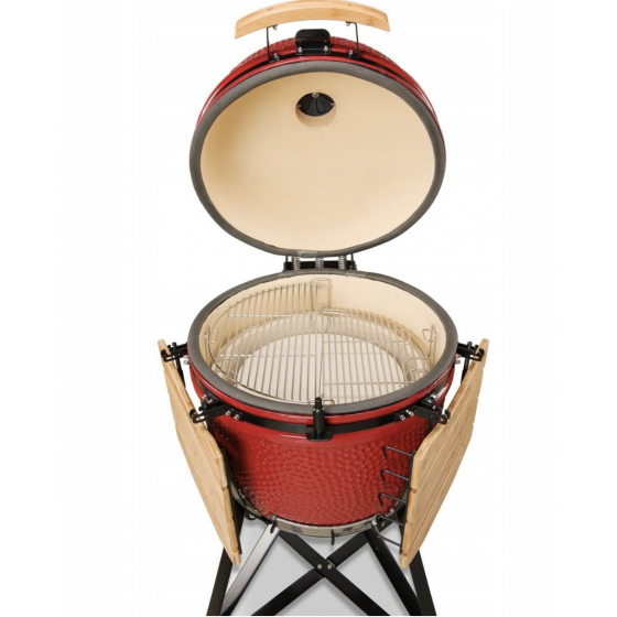 Grill ceramiczny Kamado Bono GRANDE Czerwony